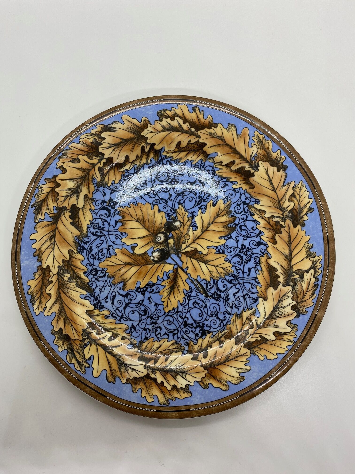 6 dessert plates, Oak Leaves, Gien