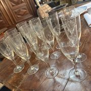 12 crystal cups