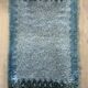 Vintage Swedish Wool Rya Rug Woven Handmade Signed S.L 1960s