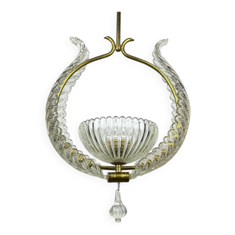 Murano chandelier by Ercole Barovier Barovier & Toso, Italy, 1930s