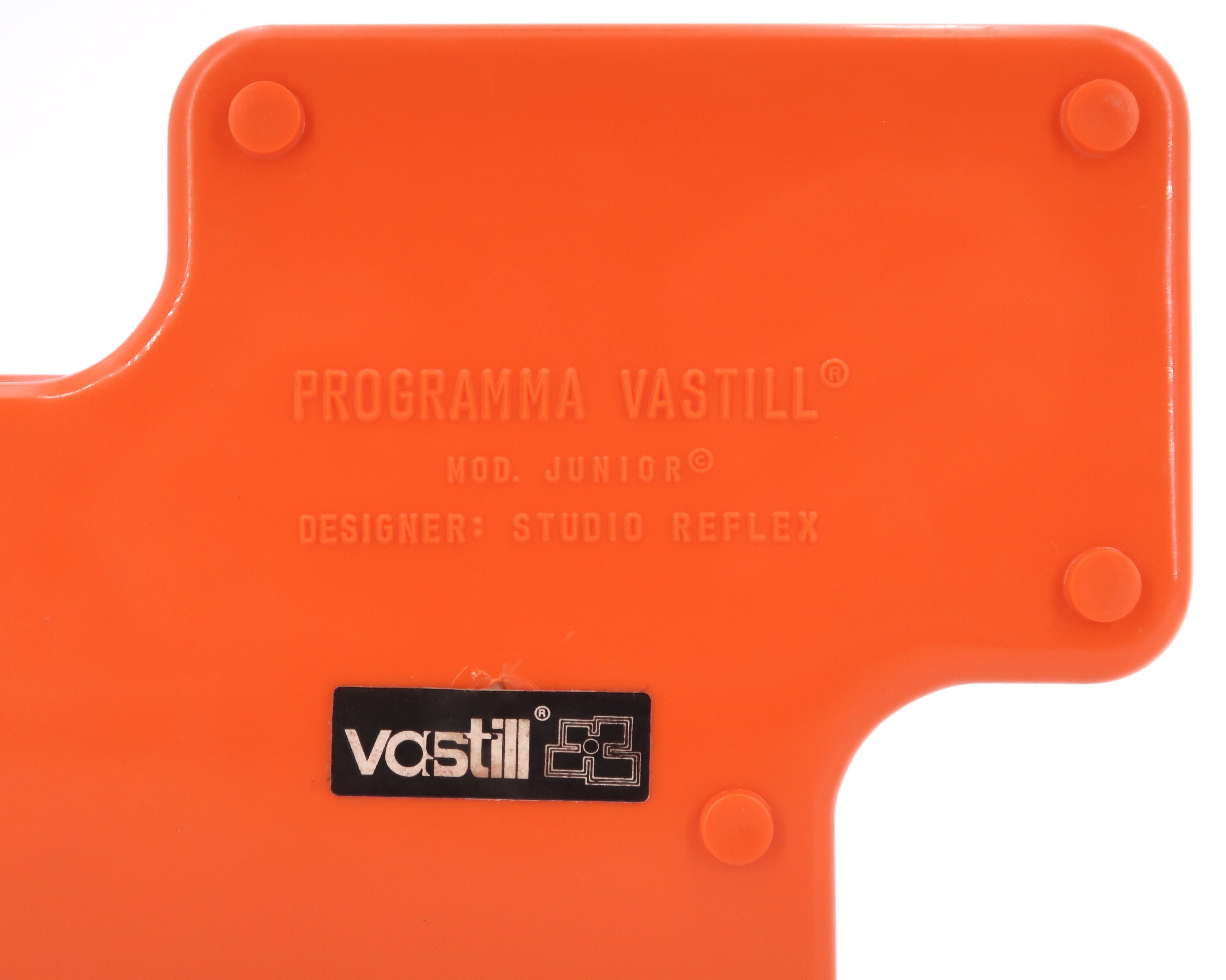 Vastill planter in orange plastic by Michael McCann