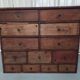 Hardware furniture wood multiple drawers old