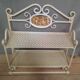Metal wall shelf