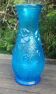 Blue glass vase from vintage Empoli glassware 70s/80s