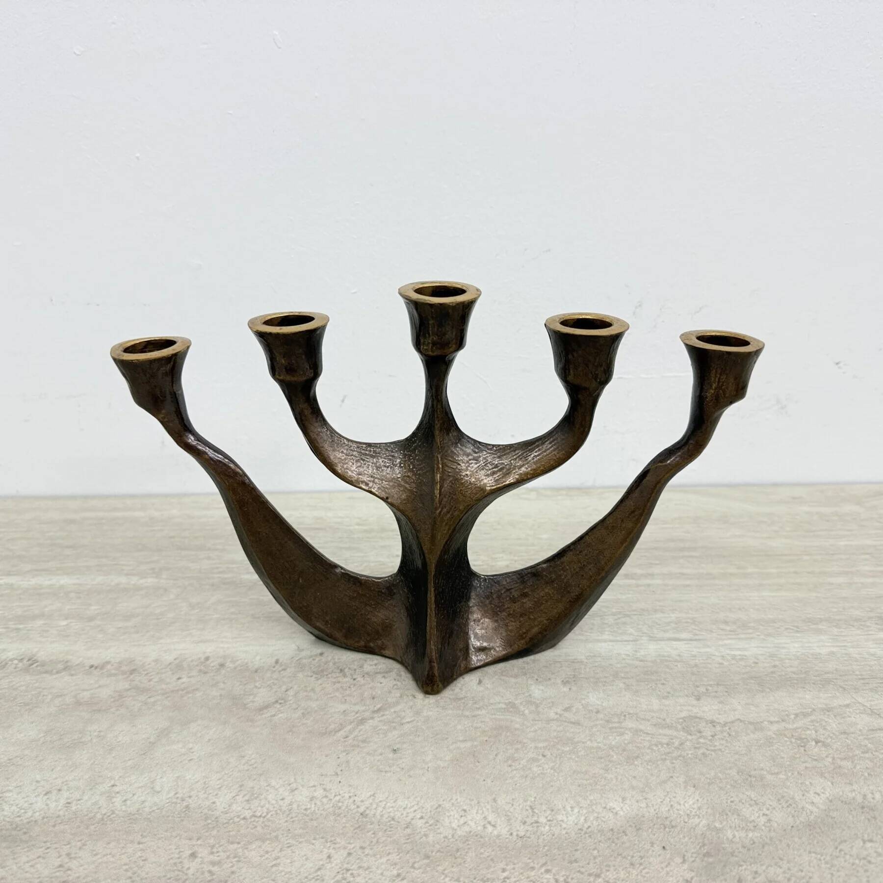 Brutalist candle holder by Horst Dalbeck, 1970s, Germany