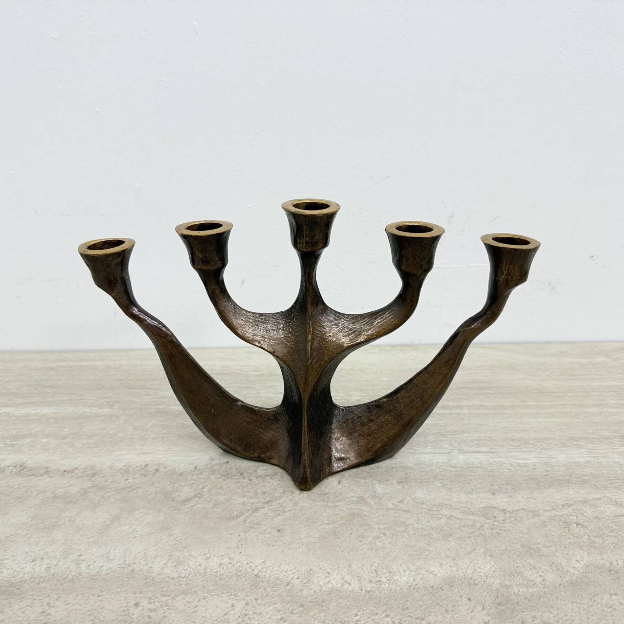Brutalist candle holder by Horst Dalbeck, 1970s, Germany