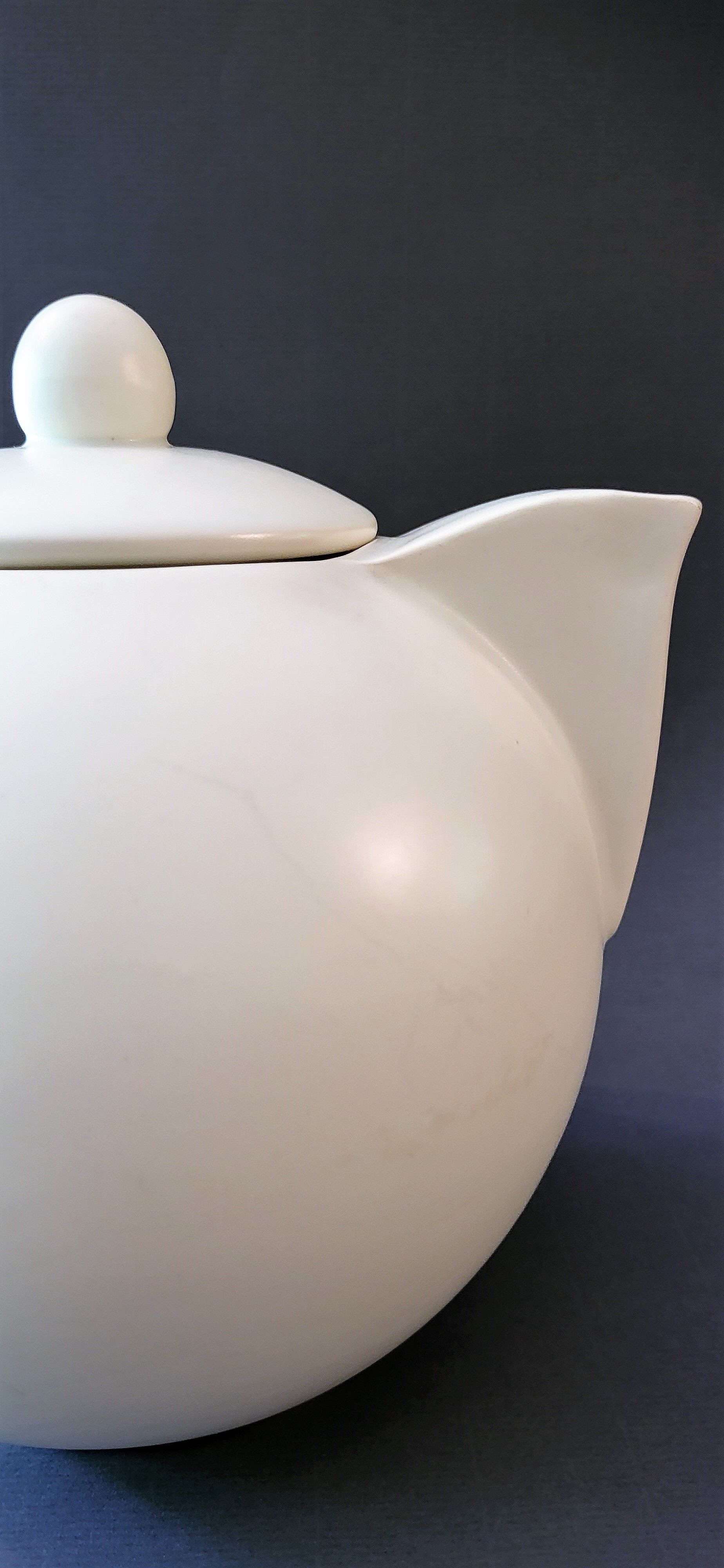 Earthenware boch frères la louvière teapot art-deco period