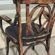 Baumann living room, 1910, bench, armchair and bistro chair