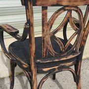 Salon Baumann, 1910, banquette, fauteuil et chaise bistrot