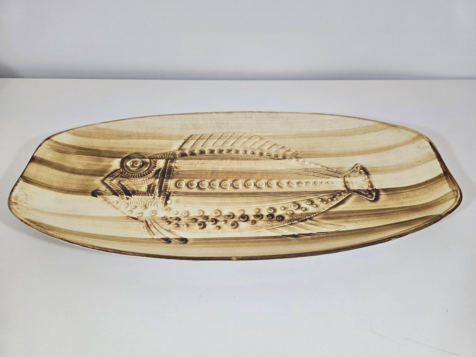 Table service fish by Roger Picault for Longchamps, 1970