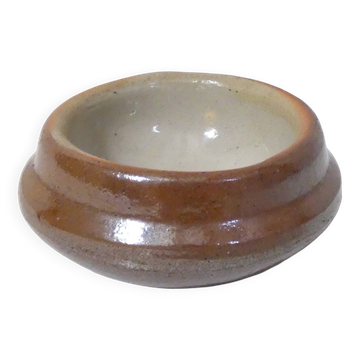 old stoneware butter dish