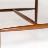 Table basse compacte par Asko (Finlande, années 1960).