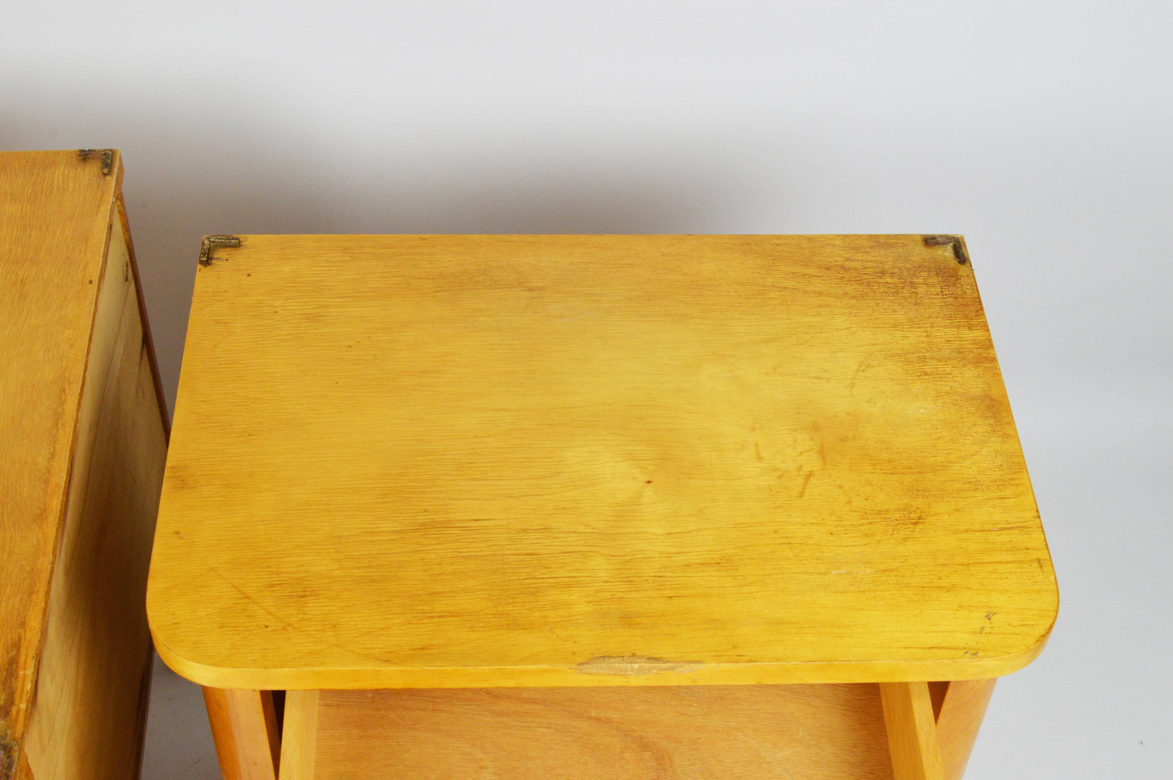 Pair of bedside tables, 1970s