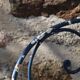 4 iron garden chairs forged