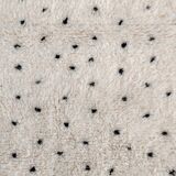 Berber black pea carpet beni ouarain 90x125 cm