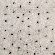 Berber black pea carpet beni ouarain 90x125 cm