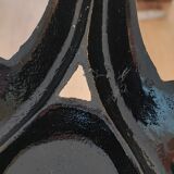 Round bistro table wrought iron and formica