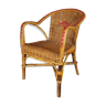 Rattan child chair - vintage 70s wicker