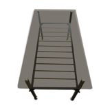 Vintage coffee table smoked glass