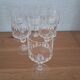 6 crystal wine glasses from Arques, Vendôme model.