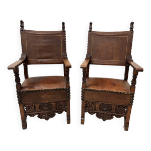 paire de fauteuils de