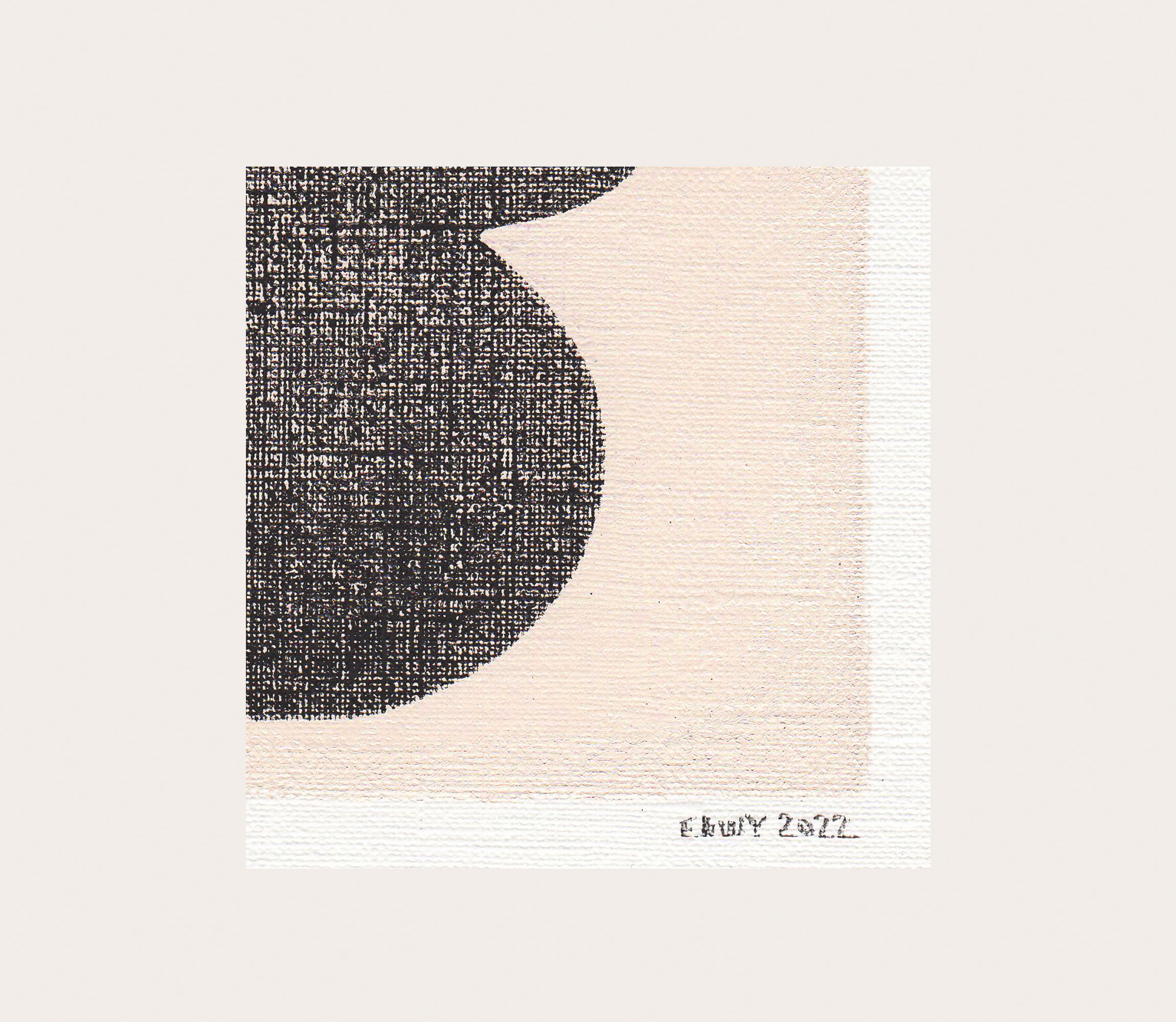 Duo of paintings on paper M636 M631 signed Eawy