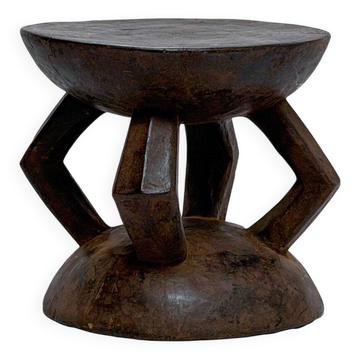 Tabouret Bambara en bois (Mali)