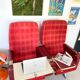 Vintage Air France aircraft chairs