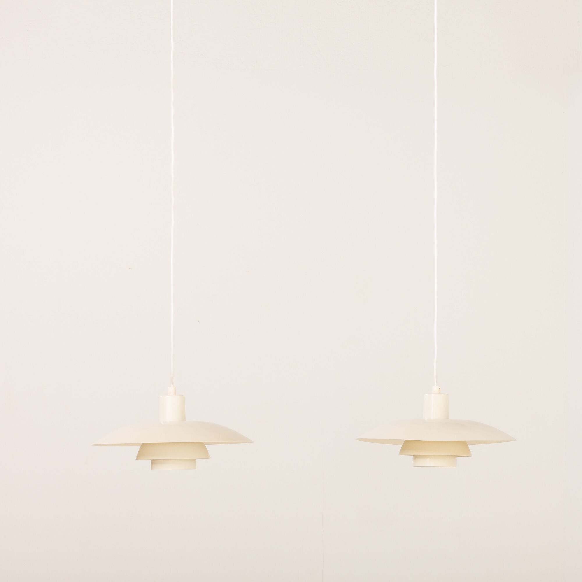 PH 4/3 vintage pendant lamp Poul Henningsen, set of 2, Louis Poulsen, Denmark, 1970s