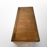 Buffet/crédence Art déco italien en noyer, années 1940