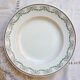 Set of 6 flat plates Saint Amand Blue white red Iron Earth