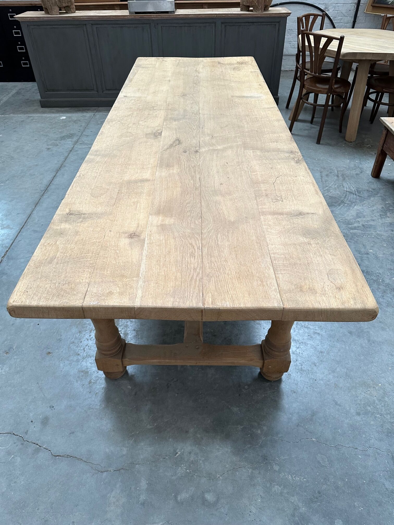 Oak farmhouse table