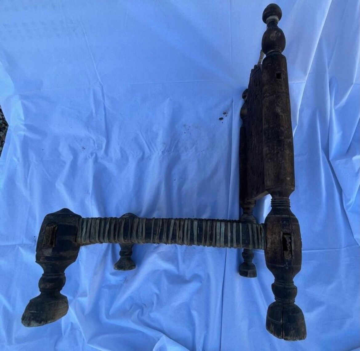 Chaise basse traditionnelle indienne