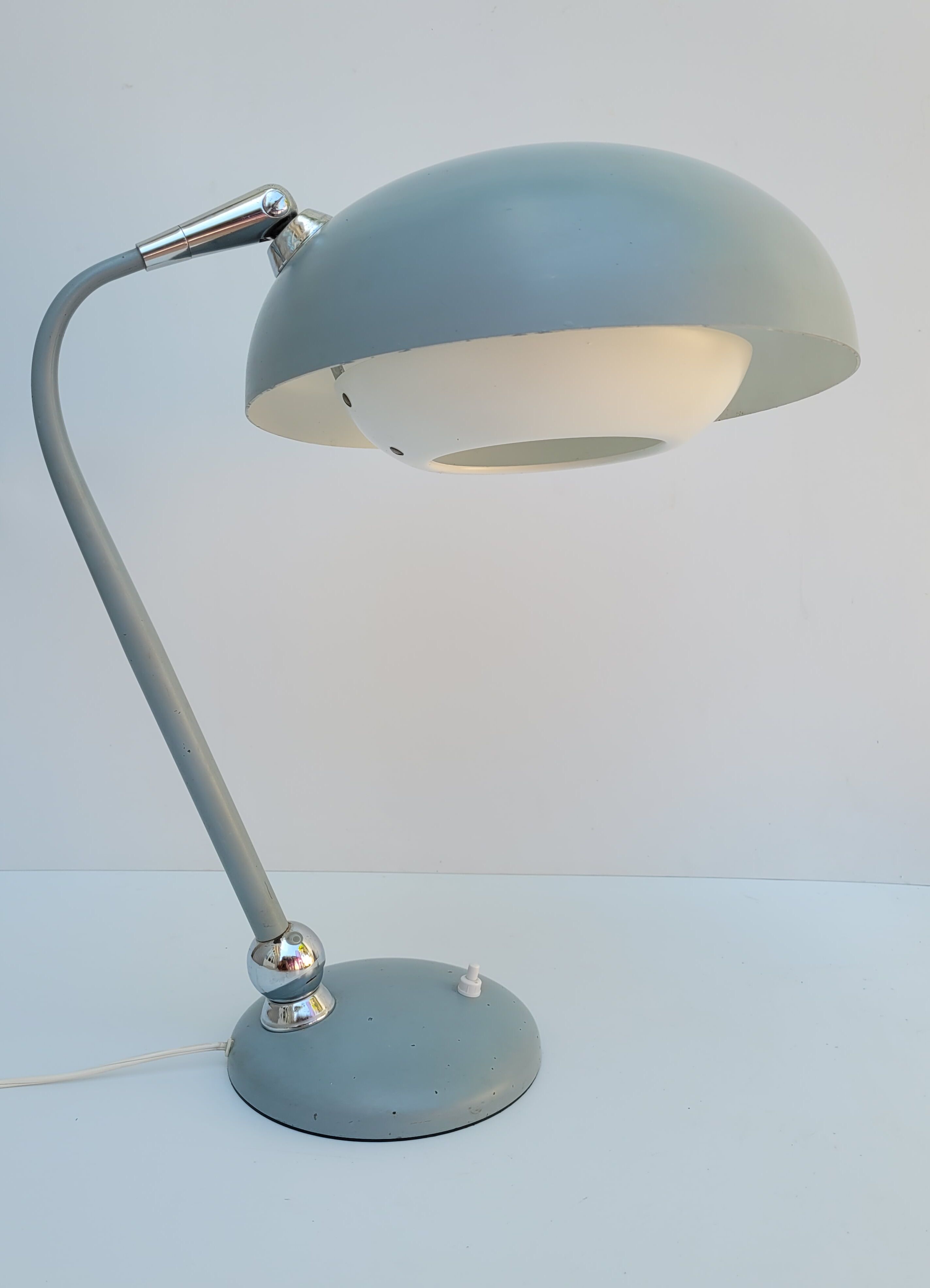 Italian articulated desk lamp Stilnovo, 1950s