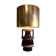 1970s amphora lamp lamp with brass lampshade
