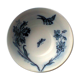Ramekin in earthenware with decoration of flowers, butterflies and birds