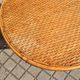 Vintage balcony garden furniture armchairs and table bamboo and rattan 1960
