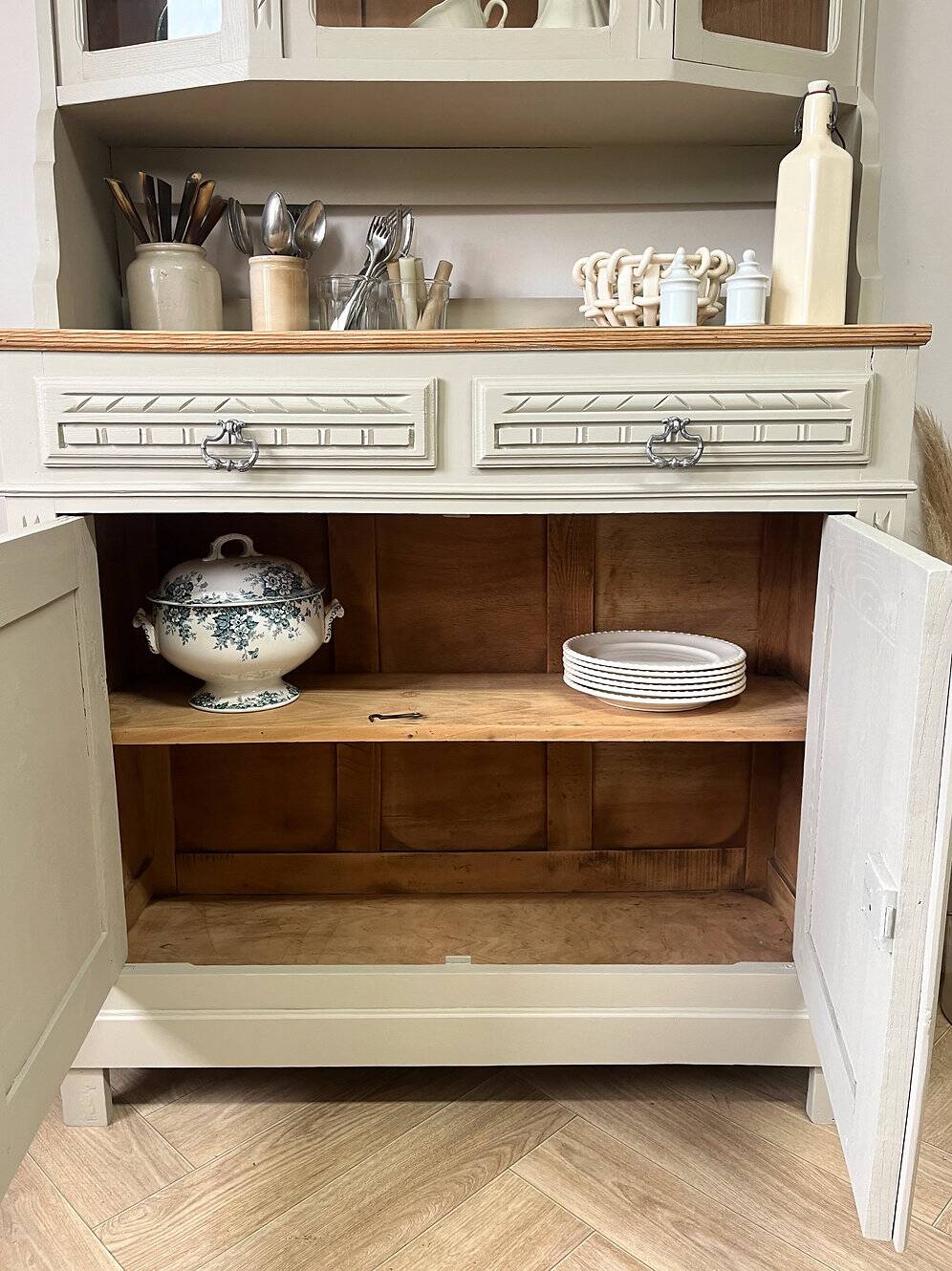 Vintage beige sideboard