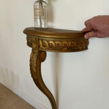 Antique gilded wall console