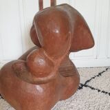 Abstract wooden sculpture
