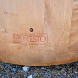 Paire de chaises en bois massif 1963 par Nesto Suède