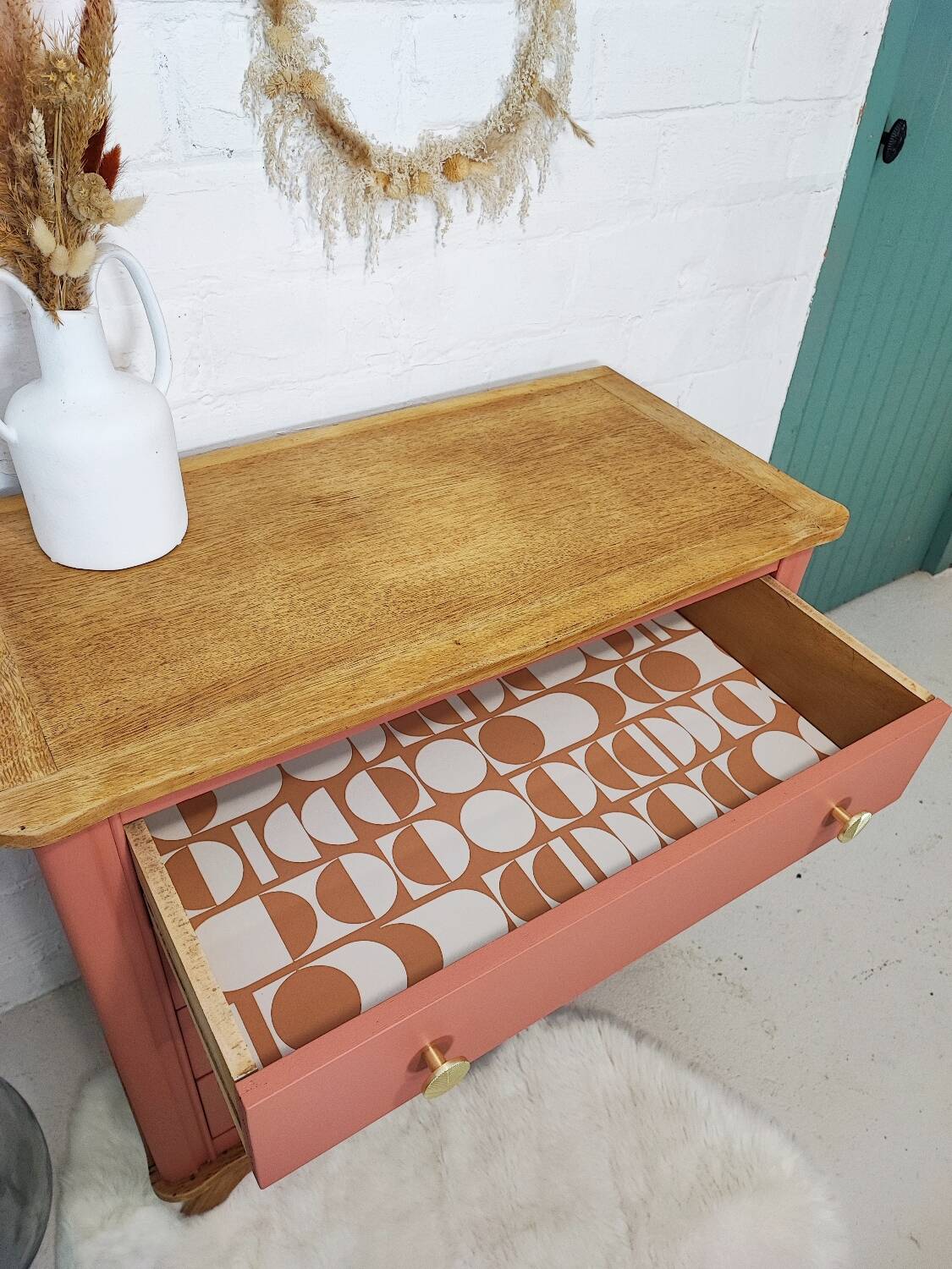 Revamped vintage chest of drawers