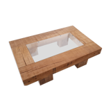 Handcrafted solid oak coffee table