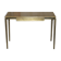 Bureau d'écriture moderne milieu du siècle Cartier Paris bronze cuir