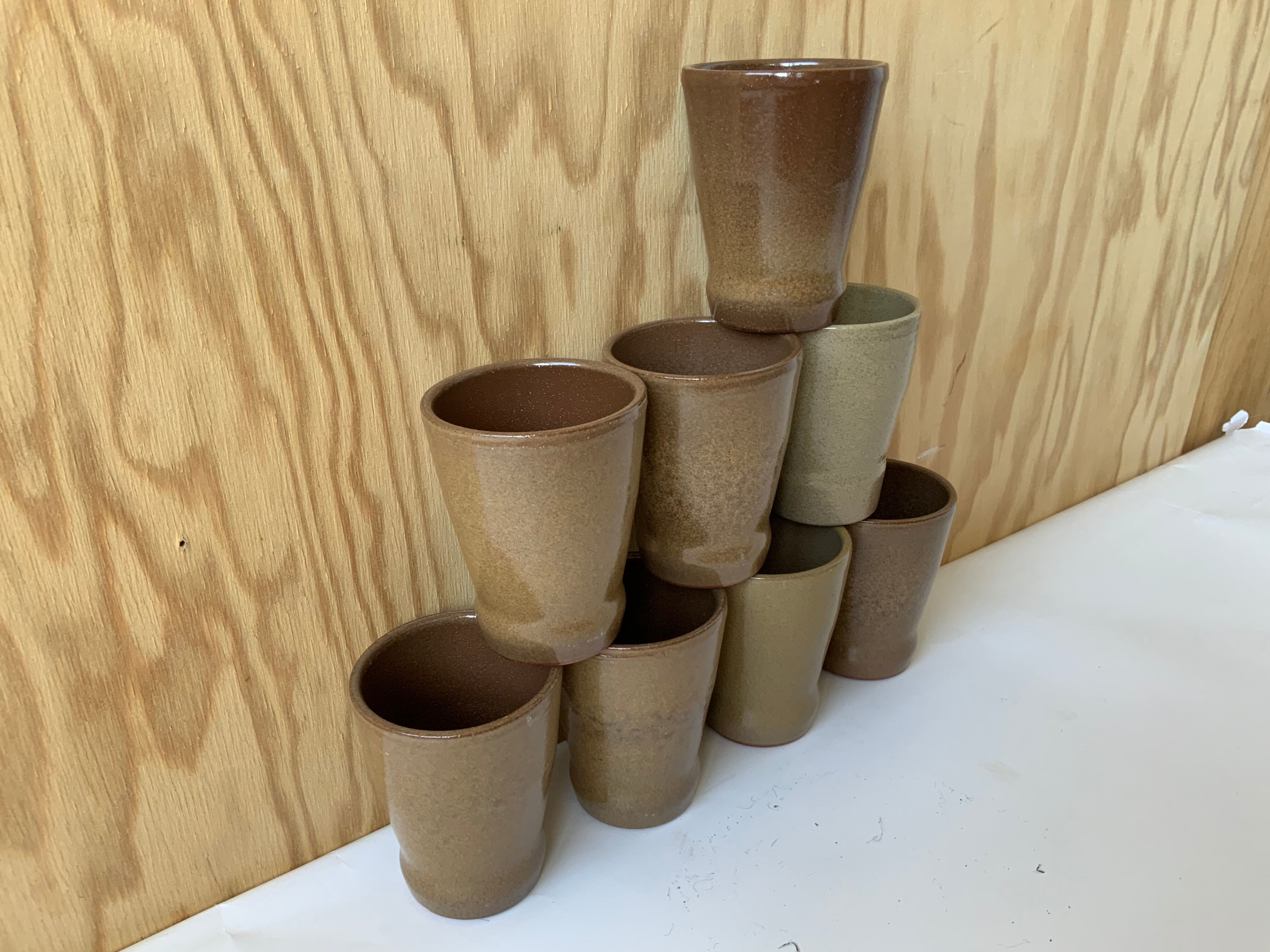 Sandstone cups