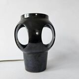 Rare midcentury ceramic table lamp, space age style, 1970s