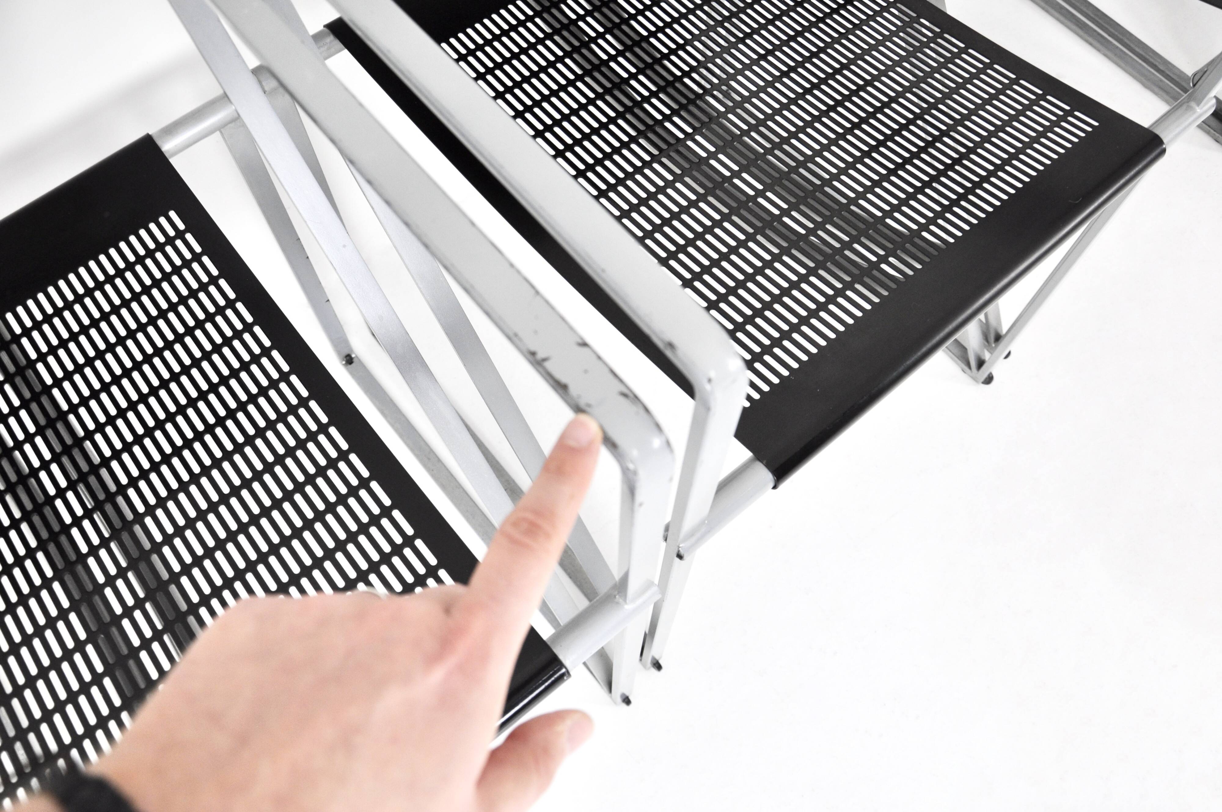 Set of 6 "Seconda 602" Chairs by Mario Botta for Alias, 1980s