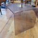 Plexiglas sofa end from the 70s