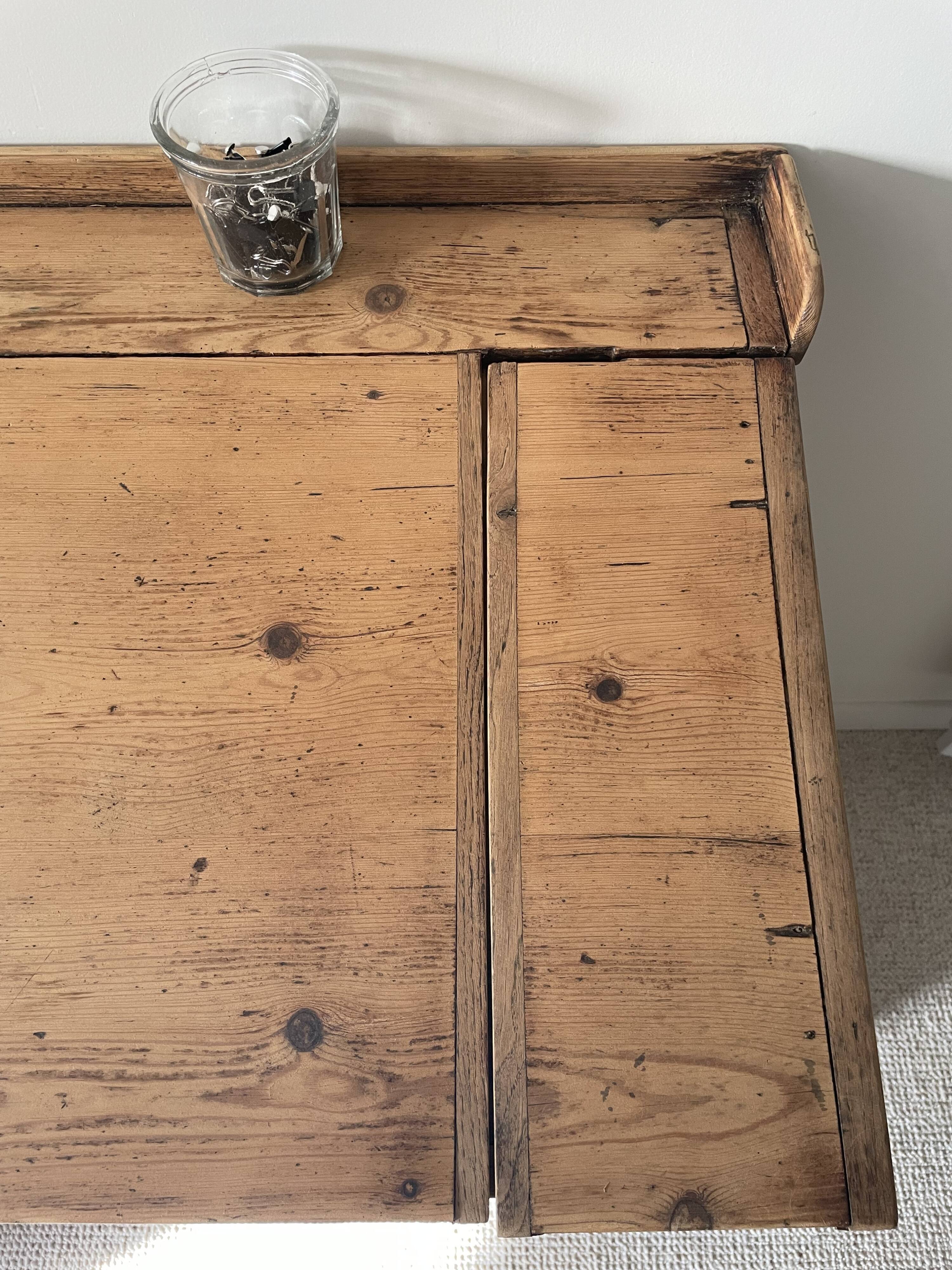 Old wood desk