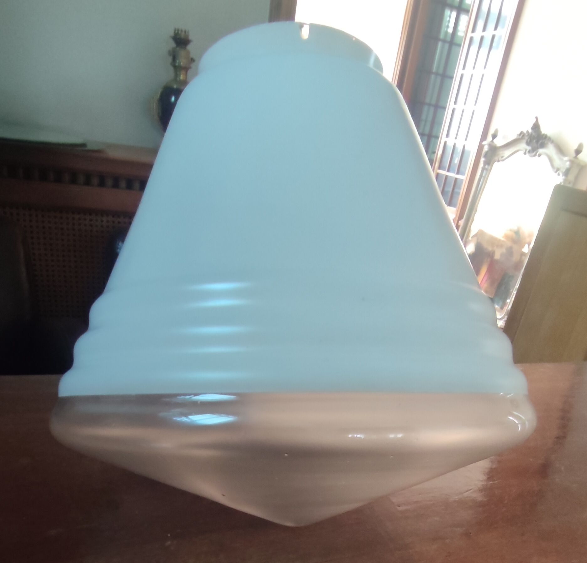 Large vintage suspension globe